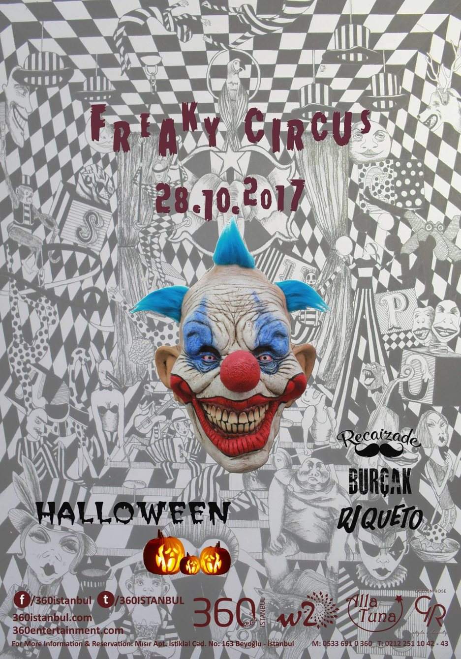 Halloween Party: Freaky Circus - Página frontal