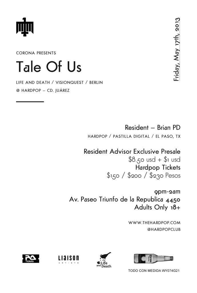 Tale Of Us - Página trasera