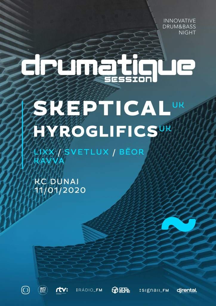 Drumatique Session w. Skeptical x Hyroglifics - Página frontal