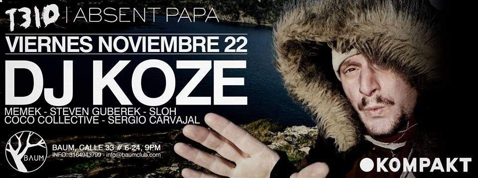 T310 and Absent Papa present DJ Koze - Página frontal