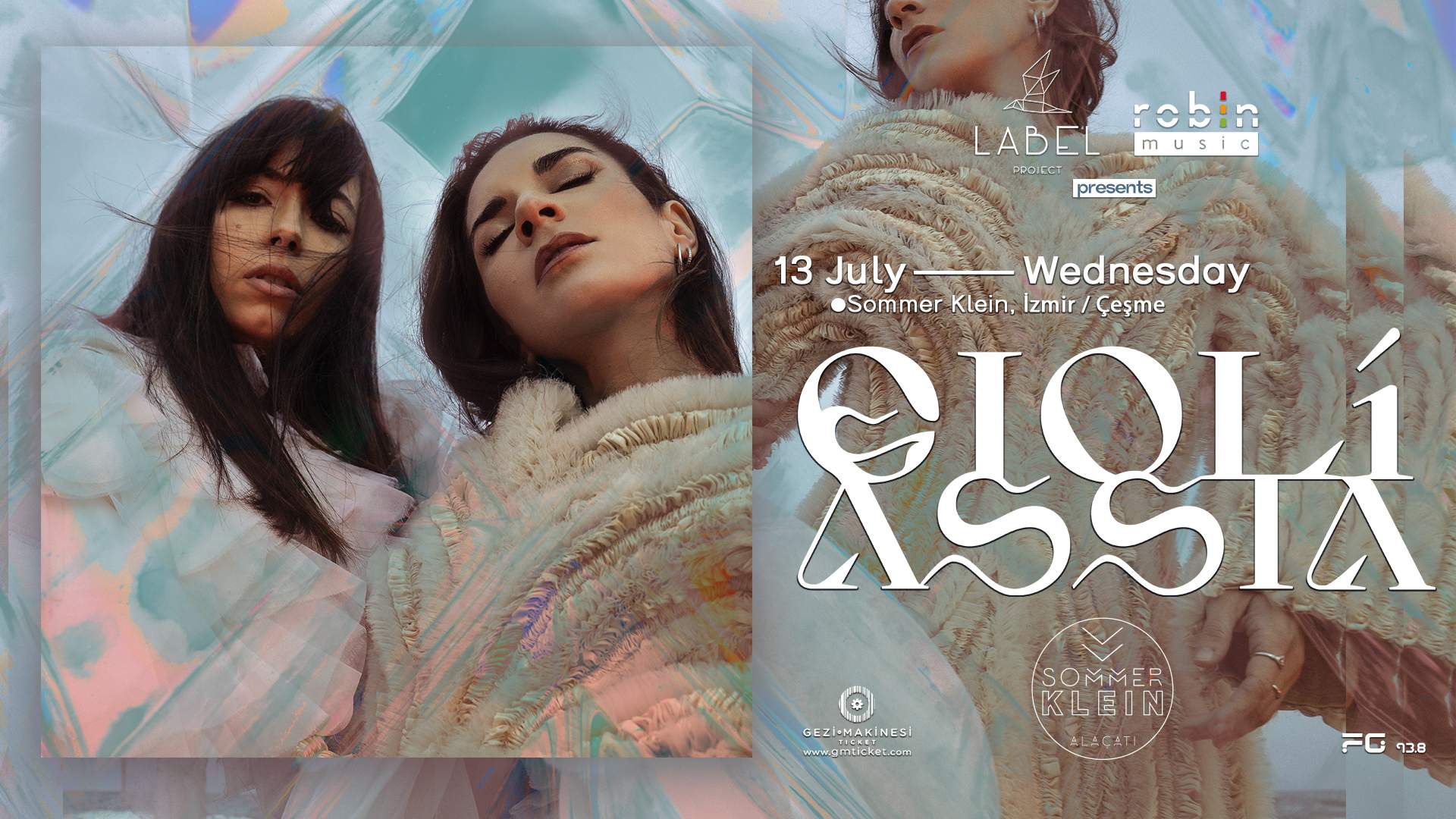 Label Project x Robin Music Agency presents - Gioli & Assia Cesme - Página frontal