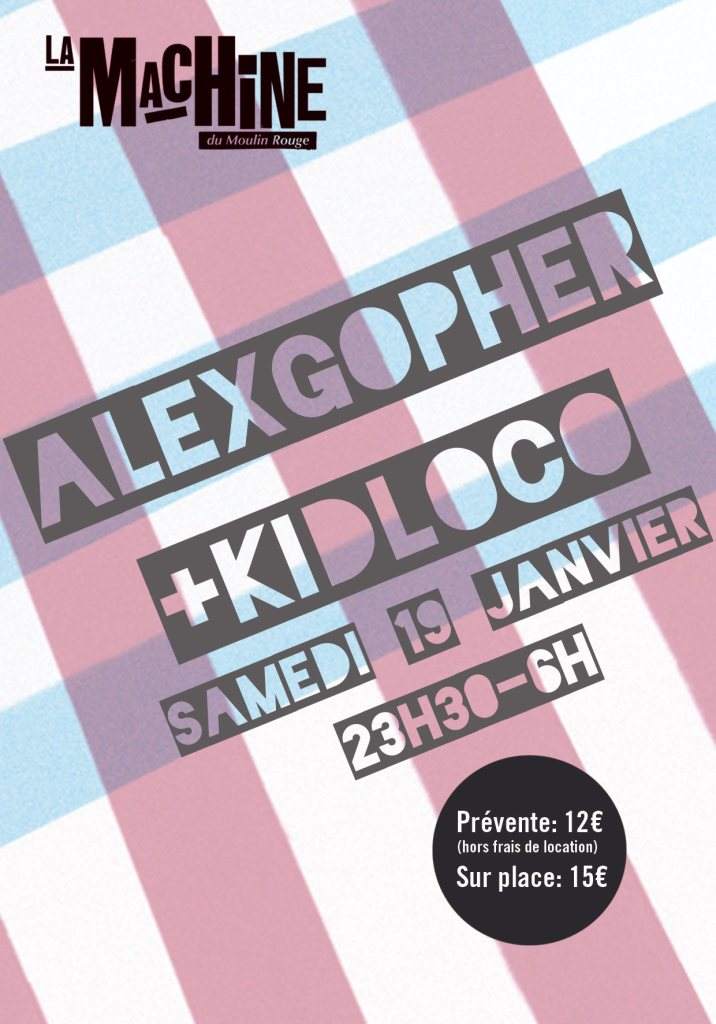 Alex Gopher, Kid Loco, Breton dj set - Página frontal
