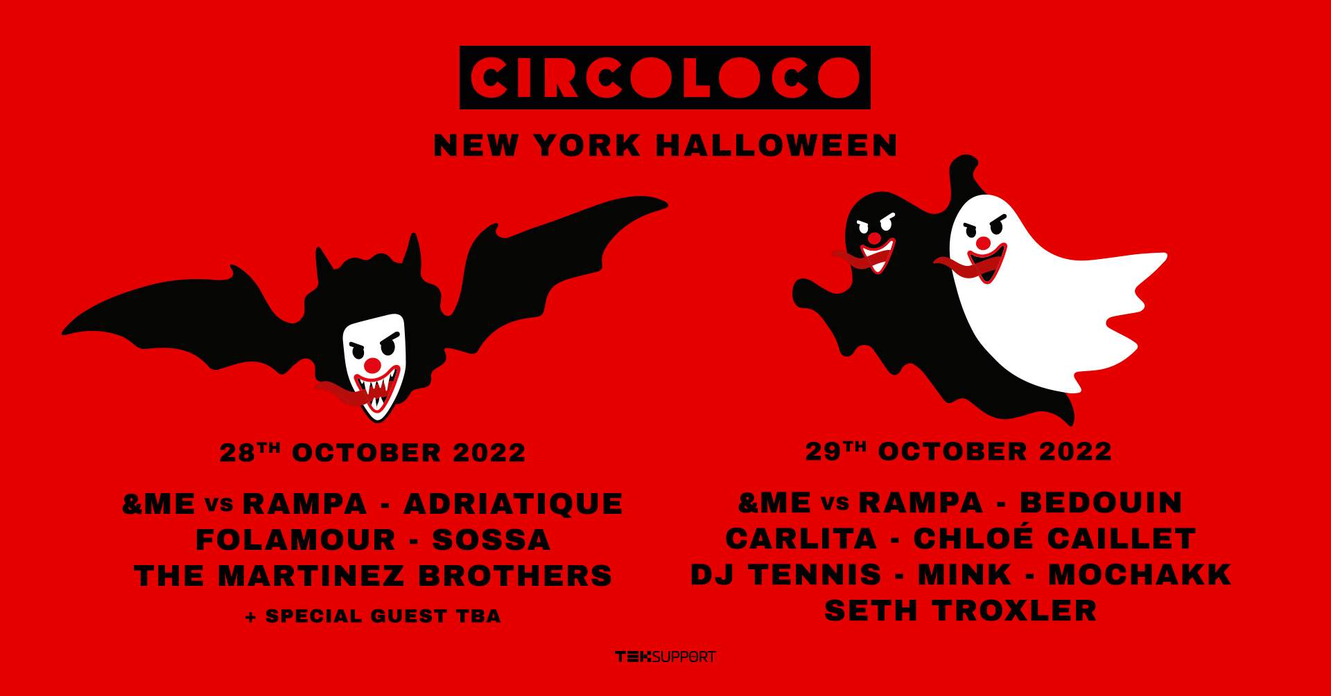 CircoLoco Halloween 2022 (SOLD OUT) at TBA Brooklyn Navy Yard, New