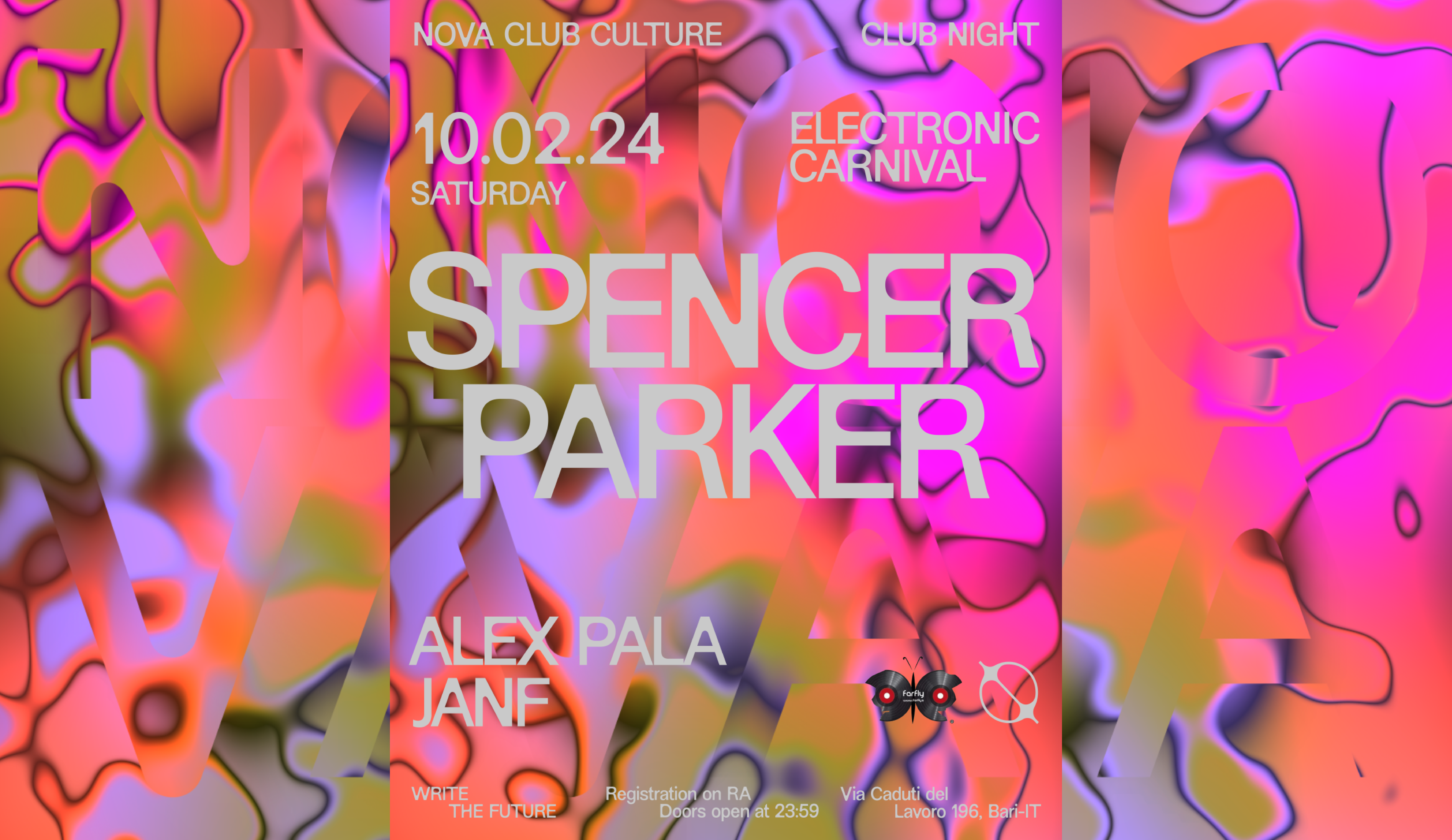 ELECTRONIC CARNIVAL with Spencer Parker - フライヤー表