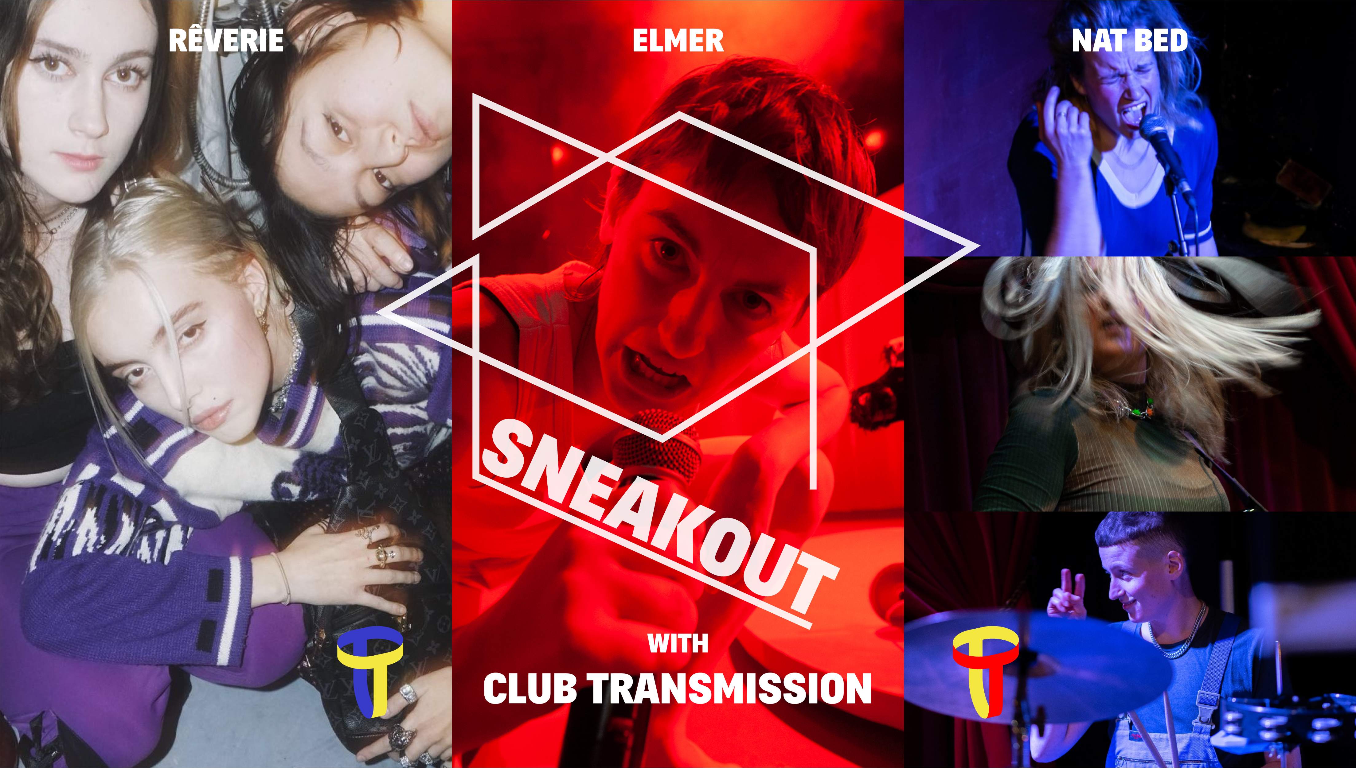 SNEAKOUT X CLUB TRANSMISSION at Toekomstmuziek, Amsterdam