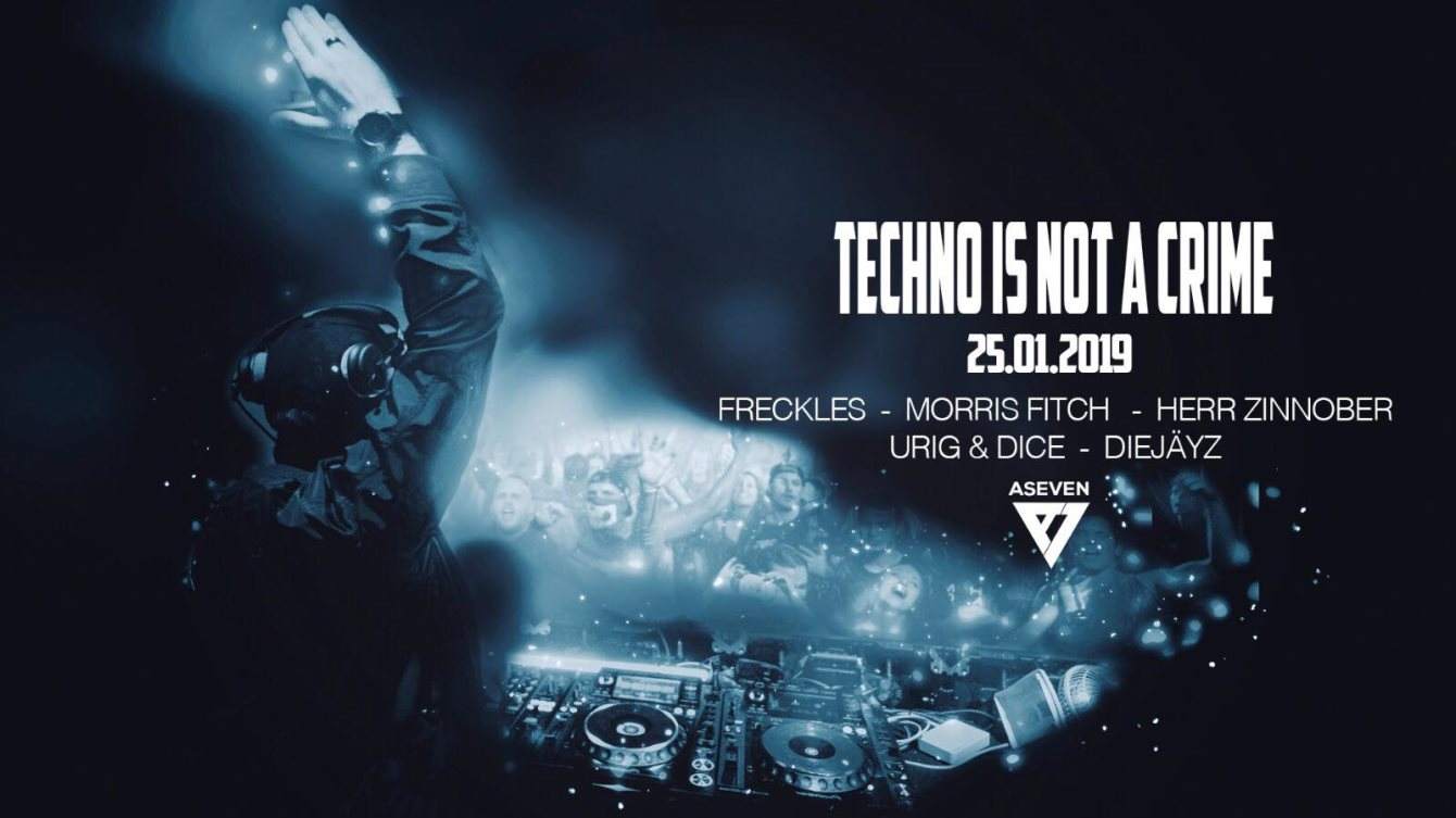 Techno Is Not a Crime - Página frontal
