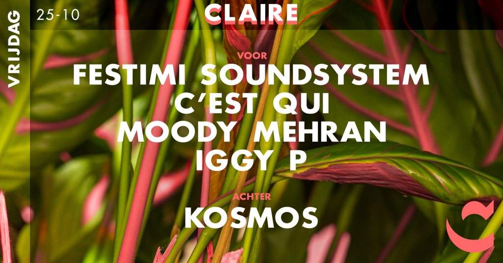 Claire: Festimi Soundsystem / C'est Qui / Moody Mehran - Página frontal