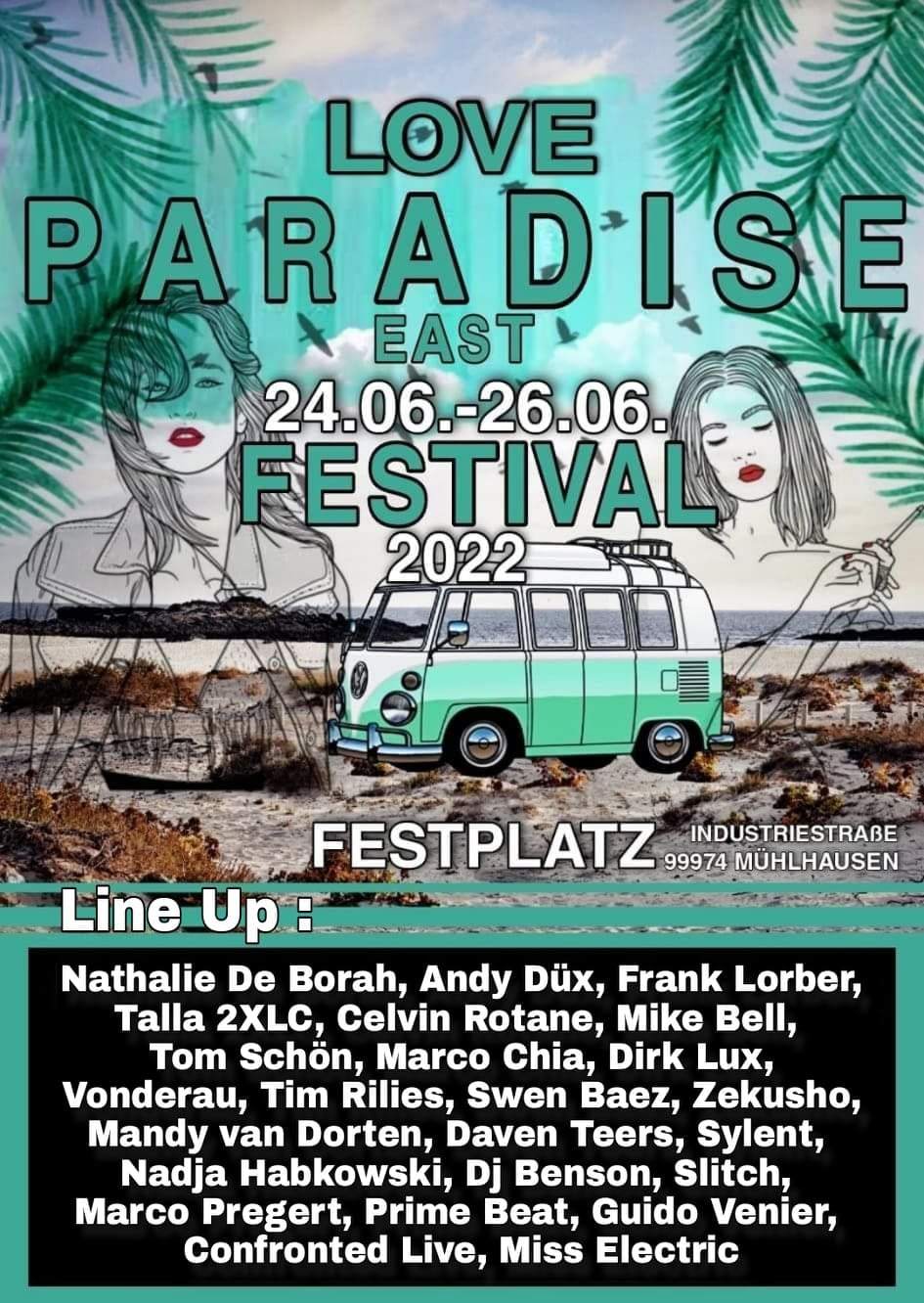 LOVE PARADISE EAST - WURDE ABGESAGT  - Página frontal