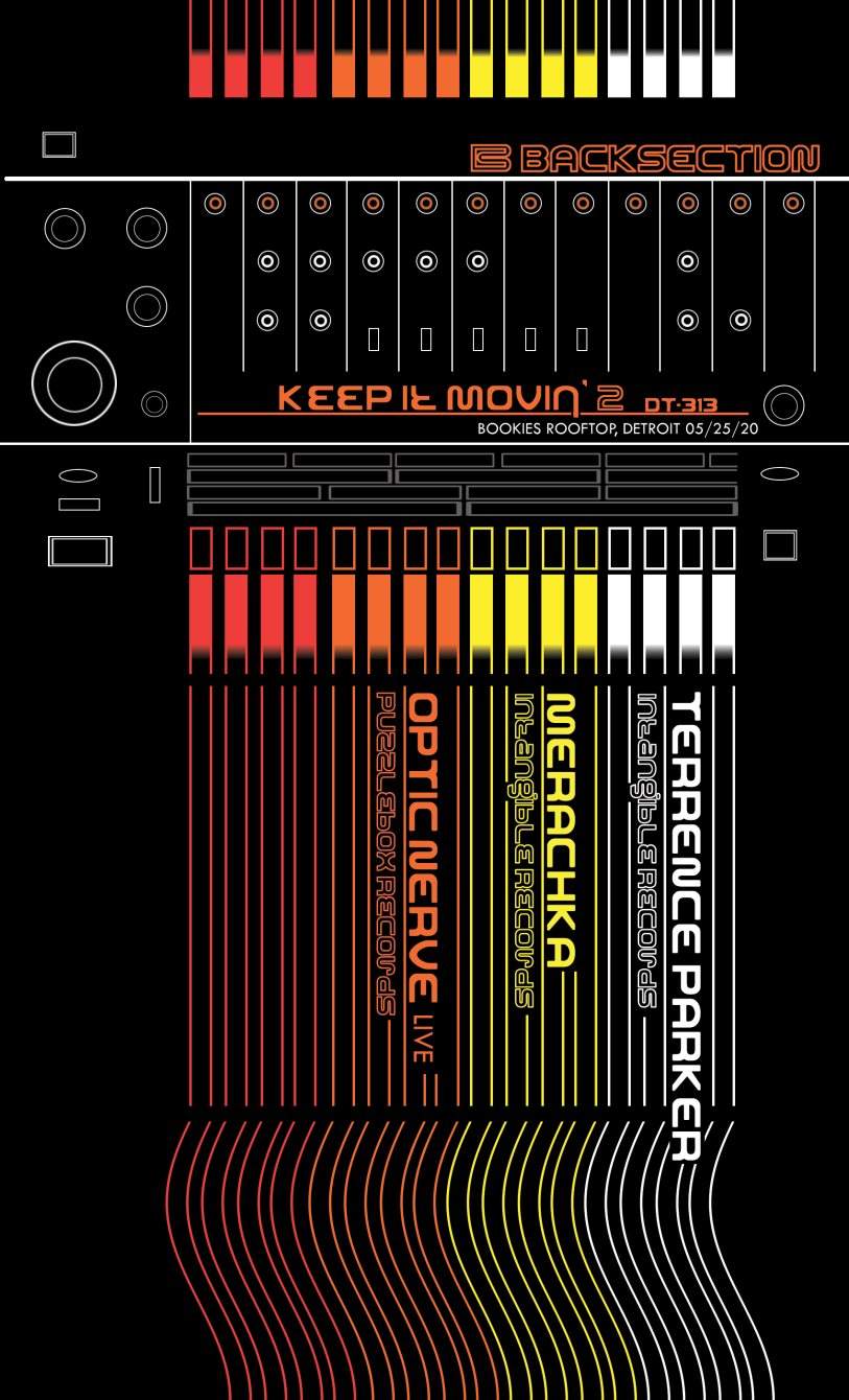 Keep it Movin' 2 - BackSection presents: Terrence Parker, Merachka, Optic Nerve Live - Página frontal
