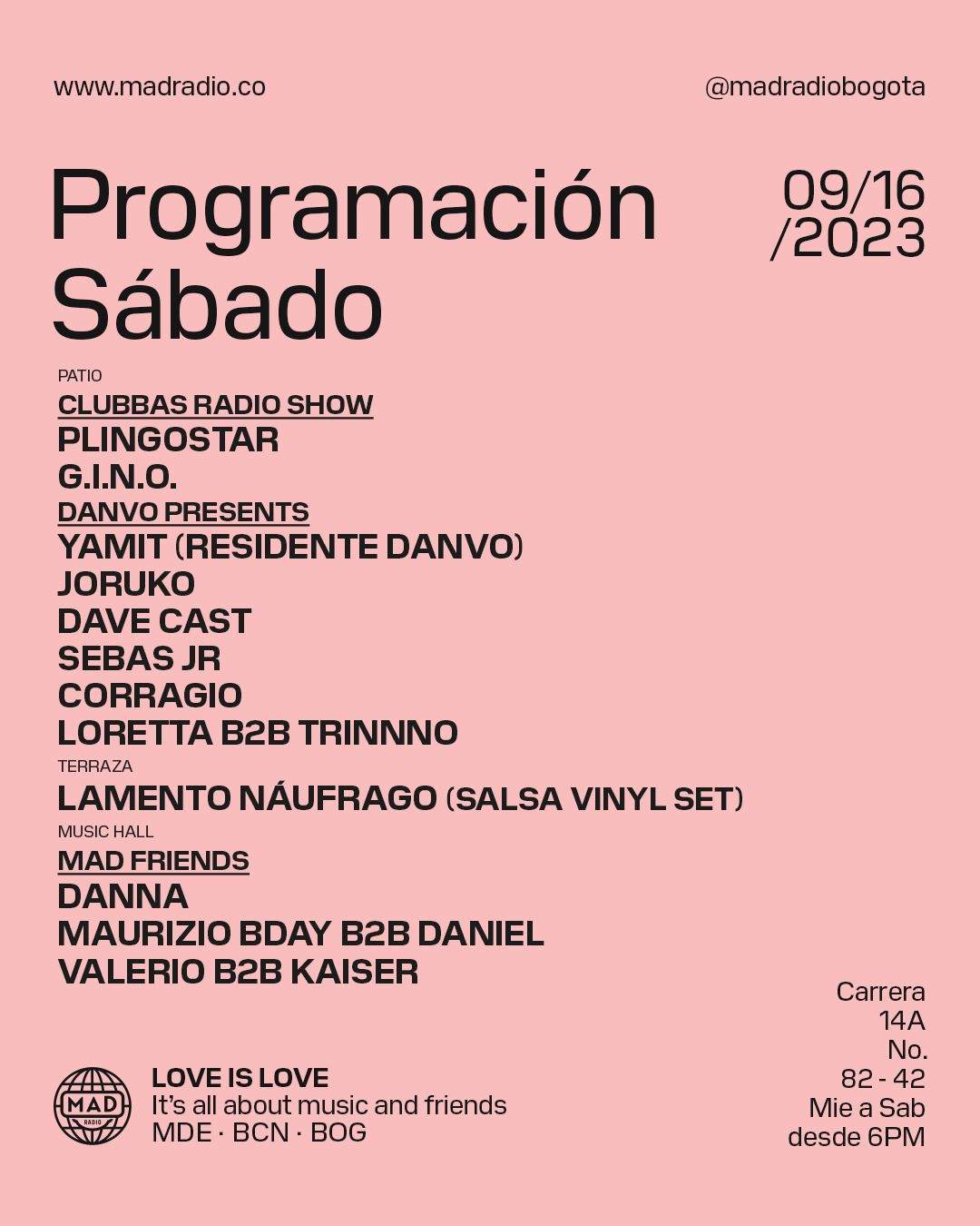 CLUBBAS RADIO SHOW / DANVO PRESENTS / SALSA VINYL SET / MAD FRIENDS em ...