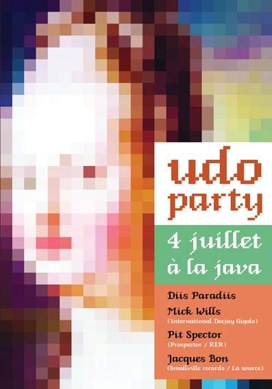 Udo Party with Diis Paradiis, Jacques Bon & Mick Wills - Página frontal