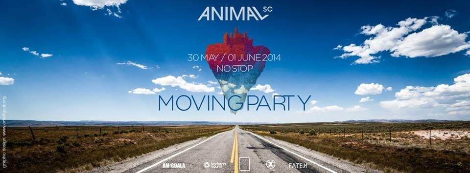 Animal Social Club Moving Party - 40 Hours No Stop - フライヤー裏