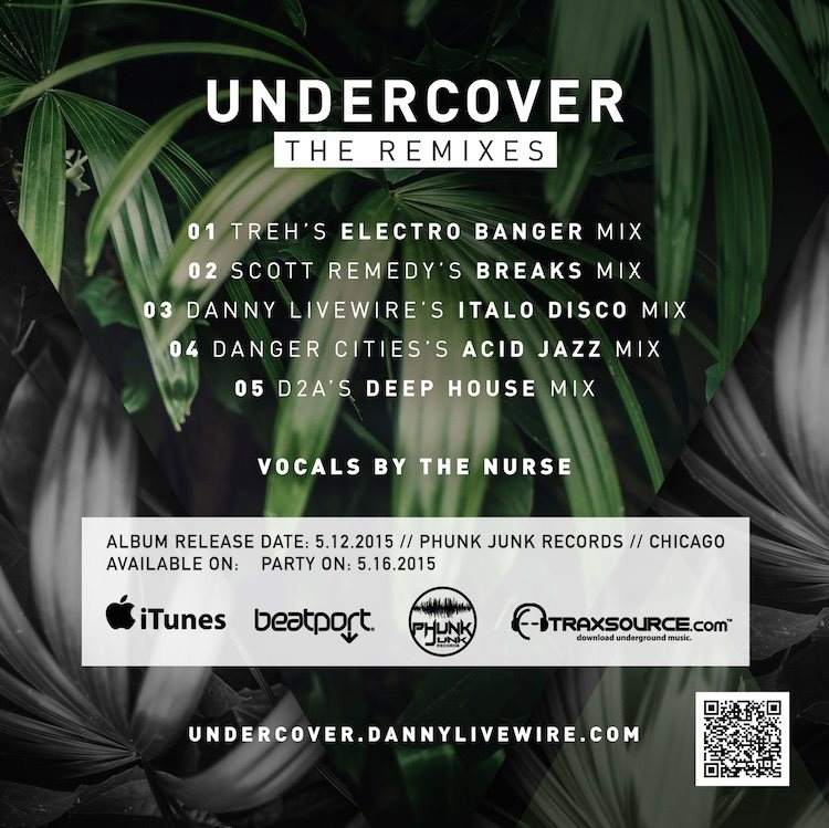 Phunk Junk Records Undercover Release Party - フライヤー裏