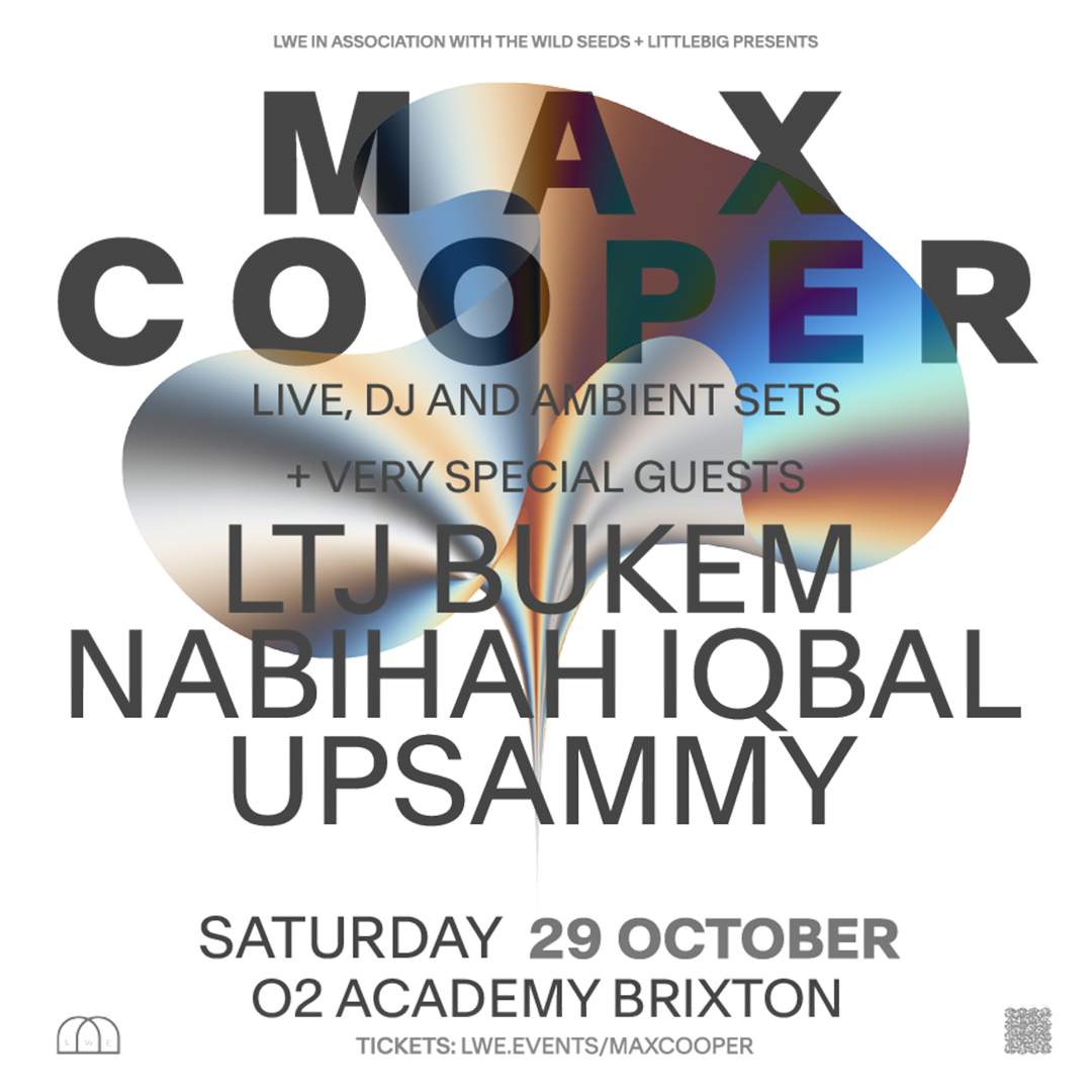 LWE presents Max Cooper: 3D/AV - フライヤー裏