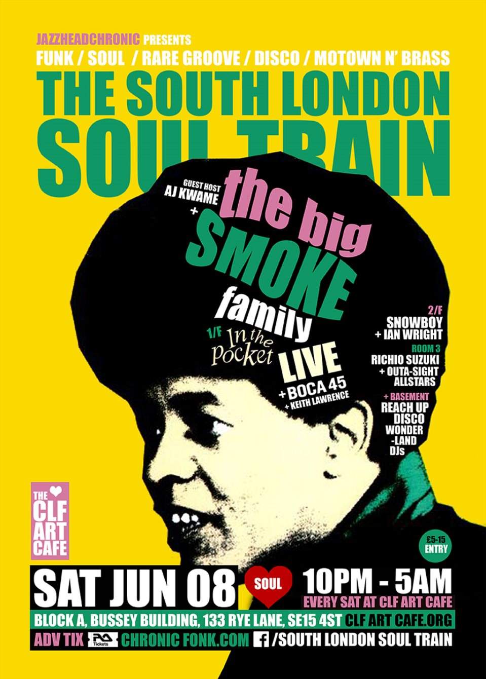 The South London Soul Train with The Big Smoke Family (Live) - More - Página frontal