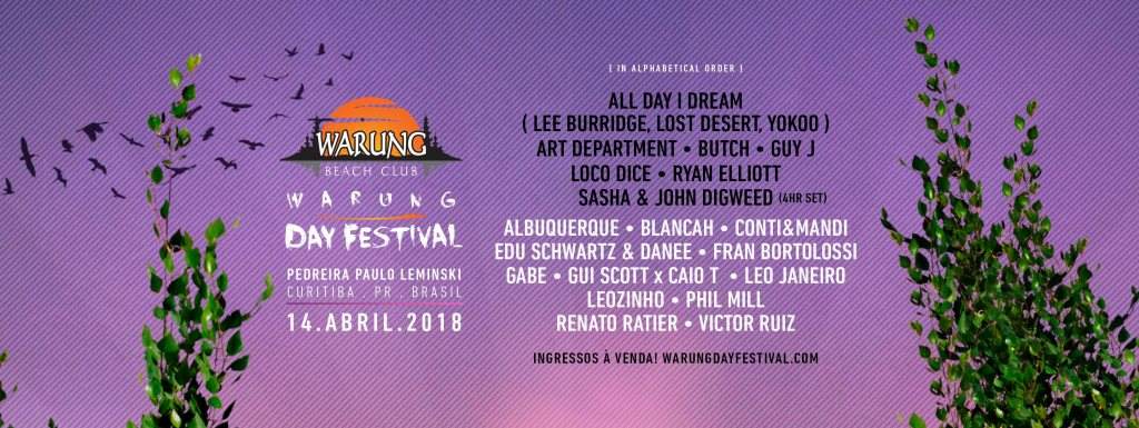 Warung Day Festival 2018 - Página frontal