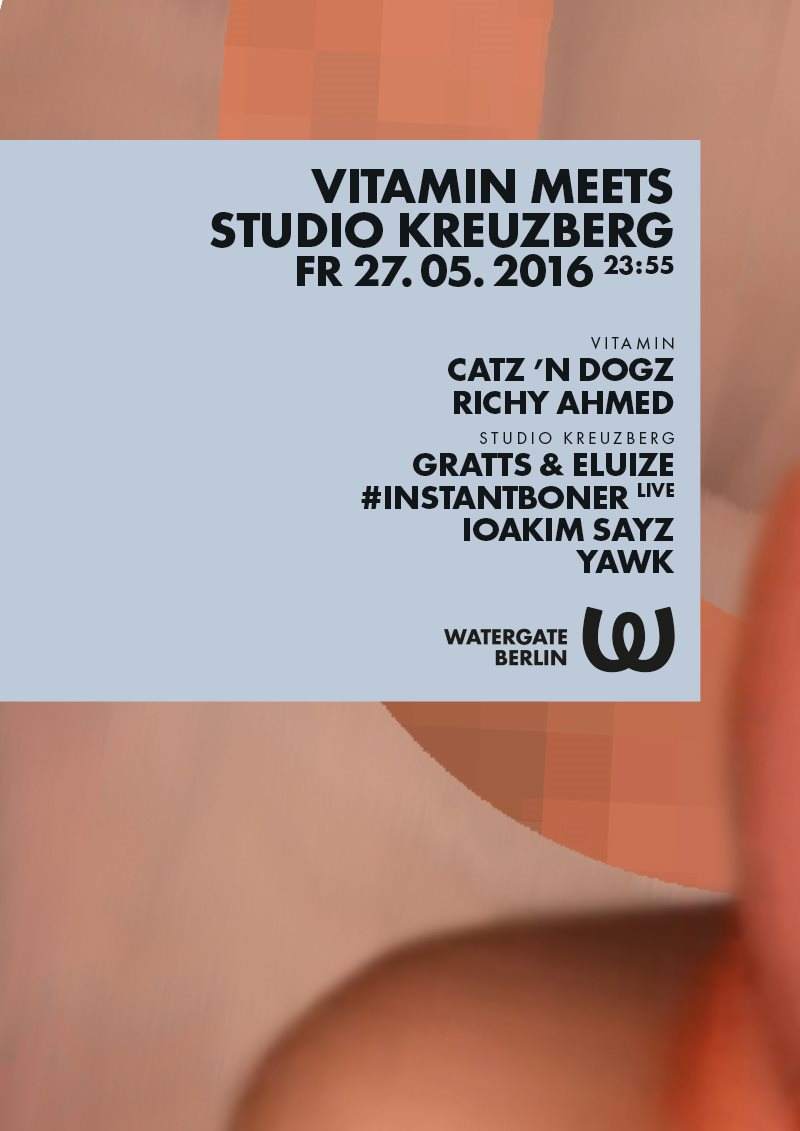 Vitamin Meets Studio Kreuzberg - フライヤー表