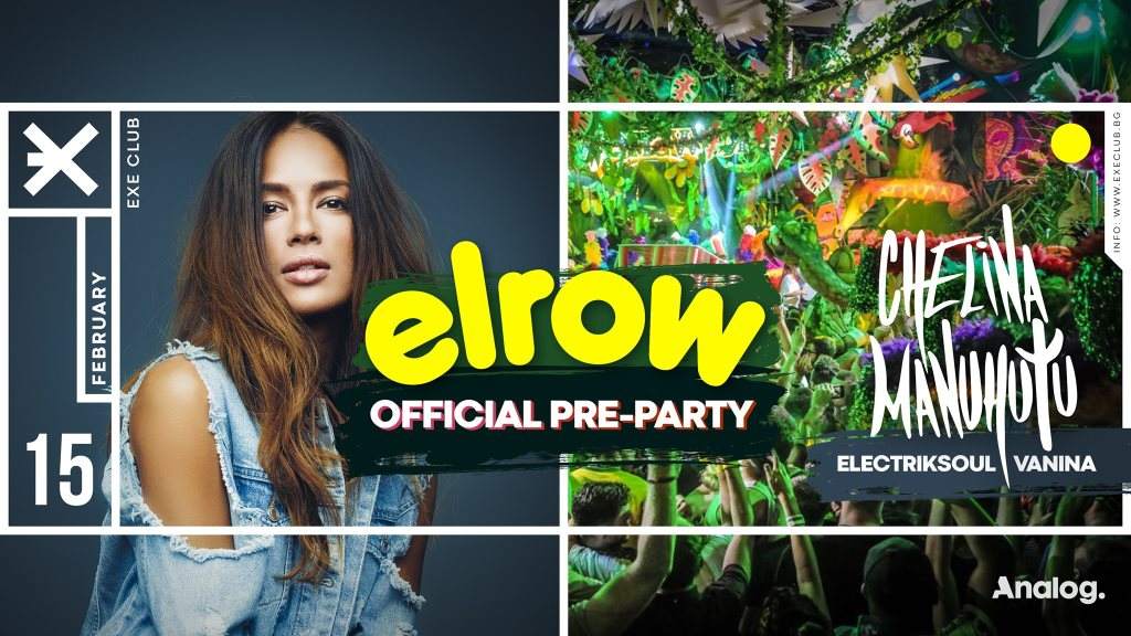 Elrow Official Pre-Party - フライヤー表
