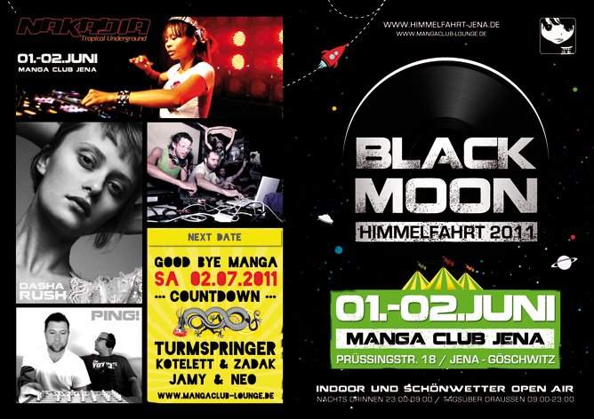 Black Moon // Himmelfahrt 2011 - フライヤー表