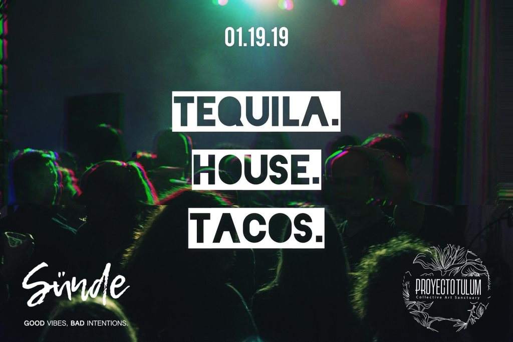 Tequila. House. Tacos - Página frontal