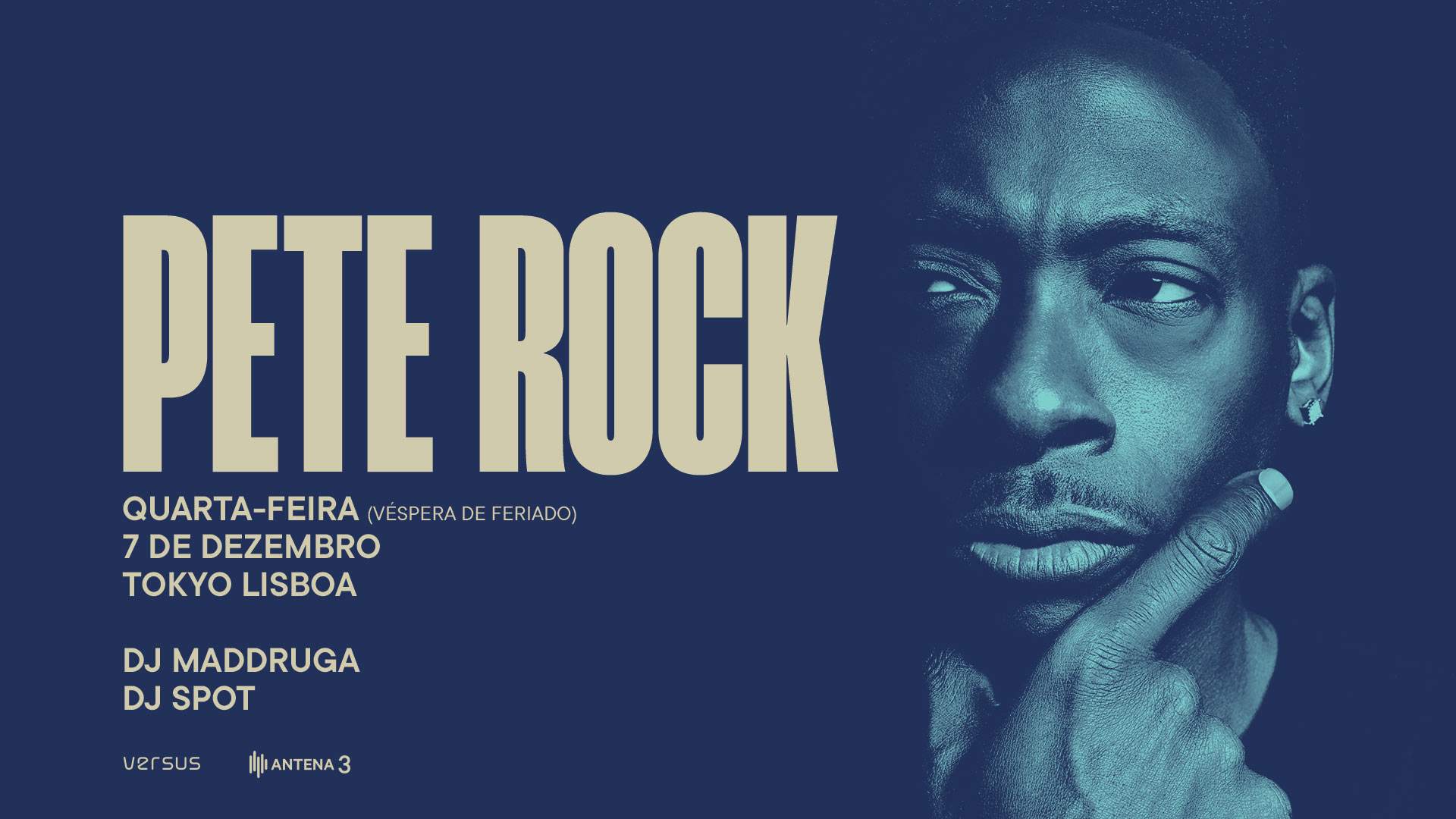 Versus: Pete Rock em Lisboa - Página frontal