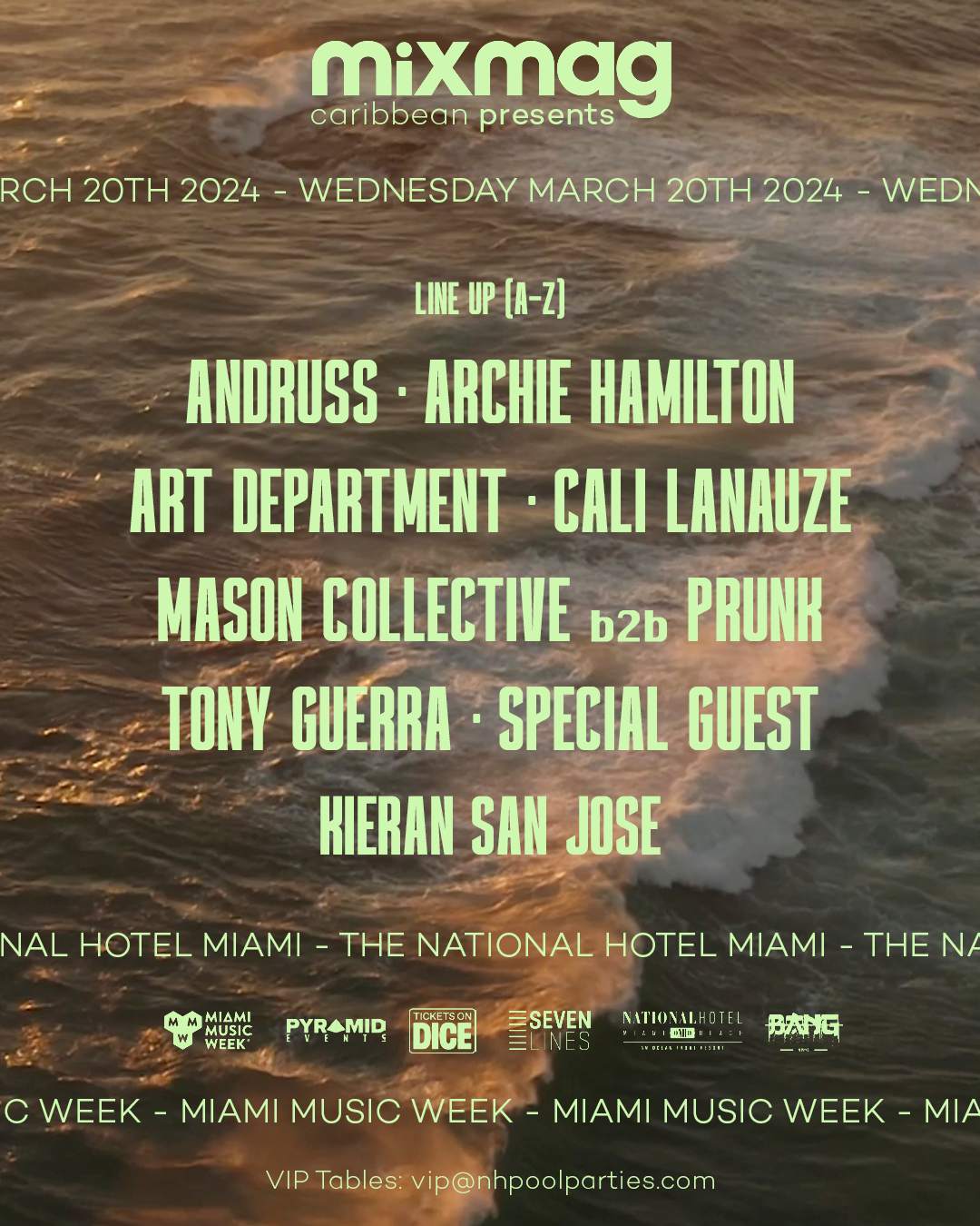 Mixmag Caribbean presents: The Miami Music Week Opening Pool Party - Página frontal