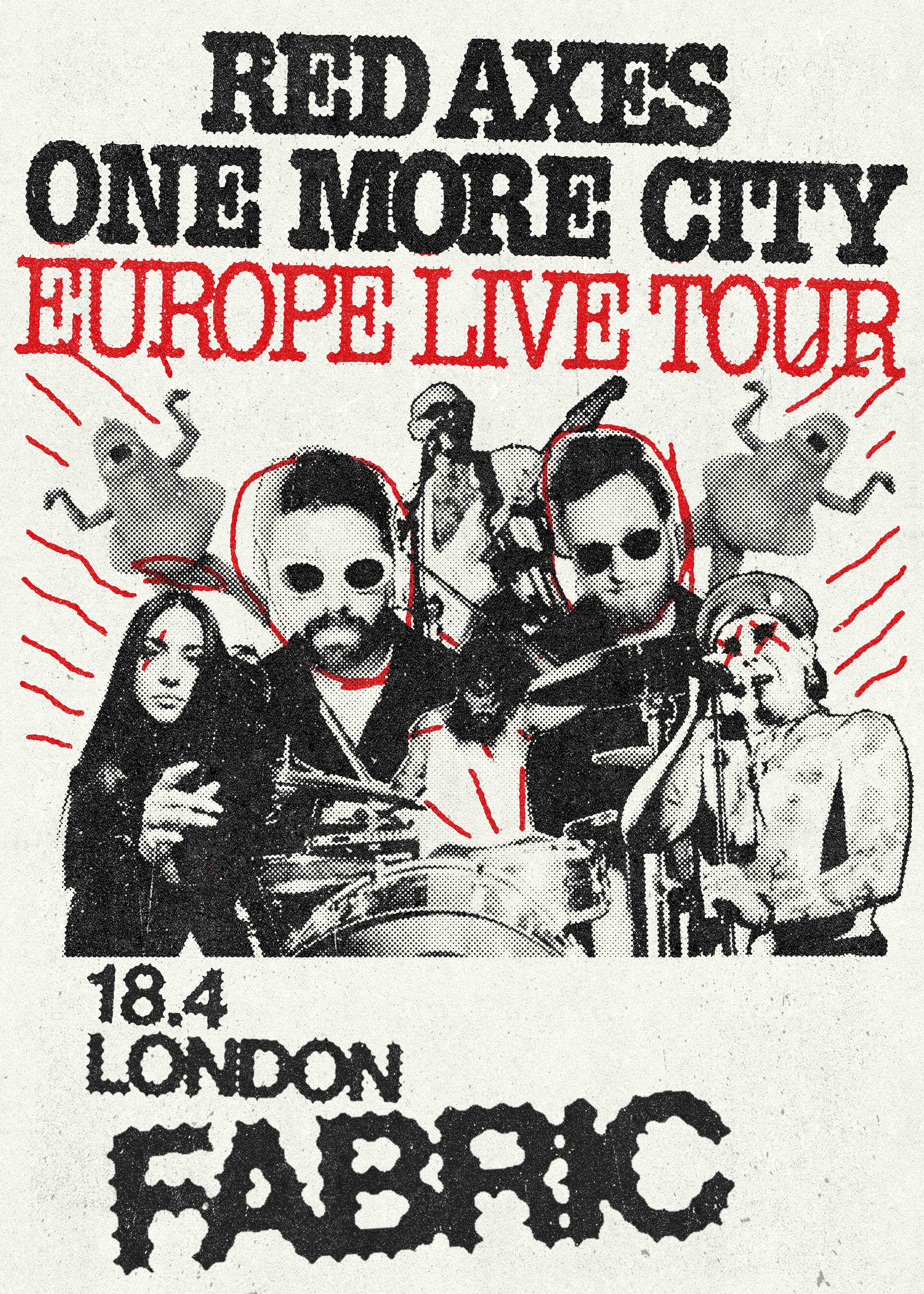 Red Axes - 'One More City' (fabric Originals) Live Album Tour - fabric - Página frontal