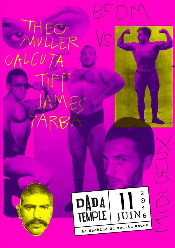 Dada Temple: Midi Deux x Bfdm with James Tarba, Tiff, Calcuta & Theo Muller - Página frontal
