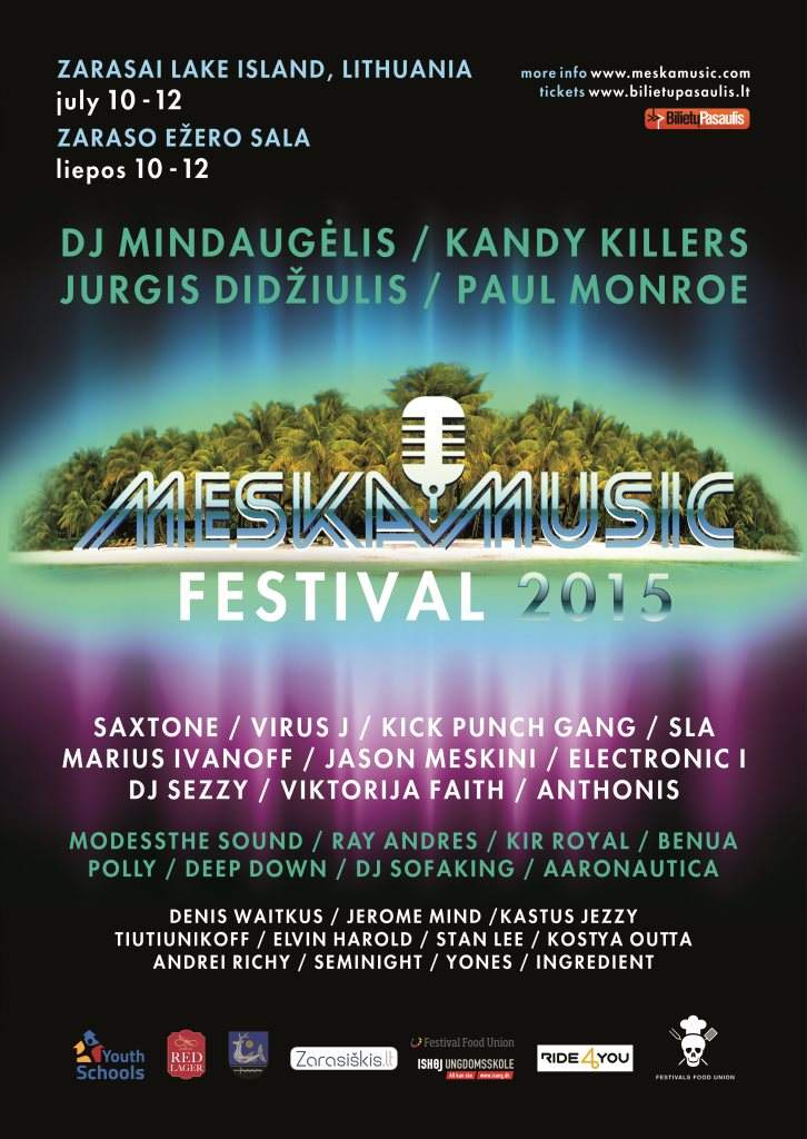 Meska Music Festival 2015 - フライヤー表