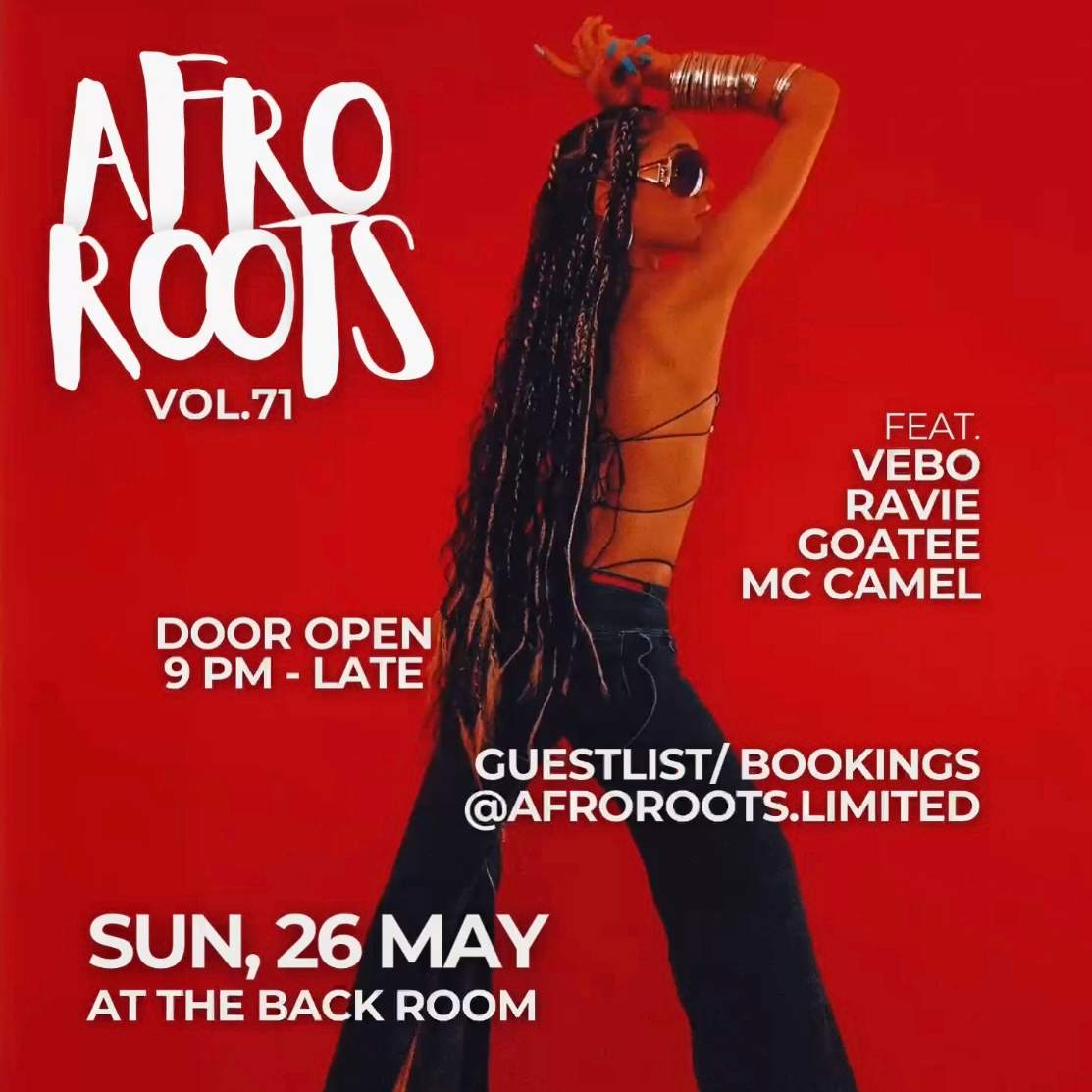 Afro Roots Vol 71 at The Back Room, Bali