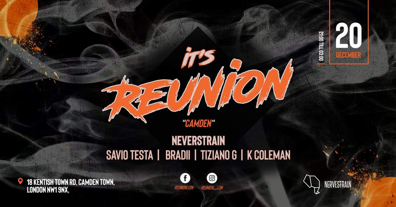 It's Reunion - Friday 20th December 2019 - フライヤー表