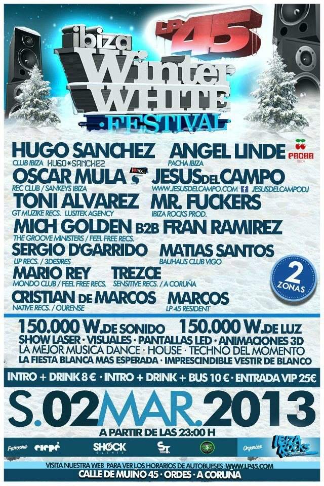 Ibiza White Winter Festival - Página frontal