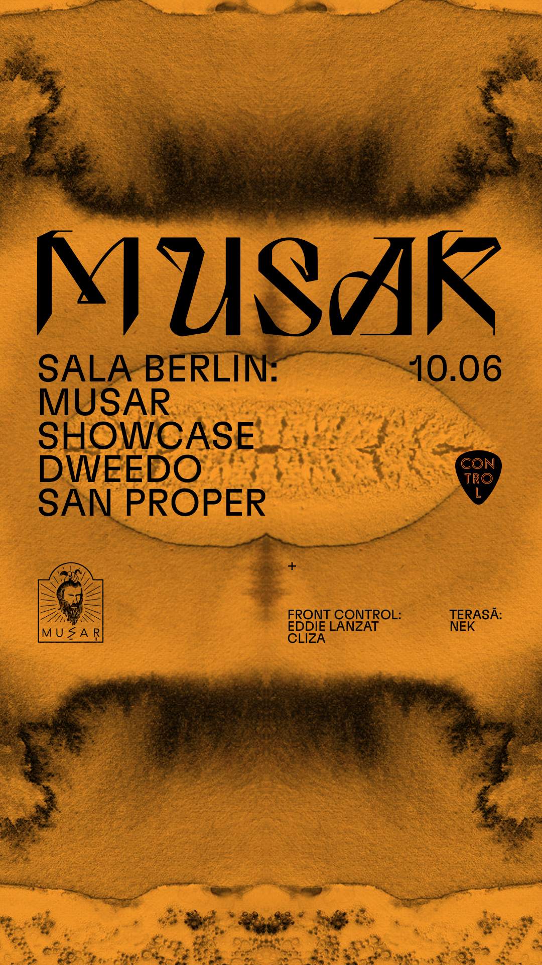 MUSAR Night with San Proper & Dweedo x Sala Berlin - Página trasera