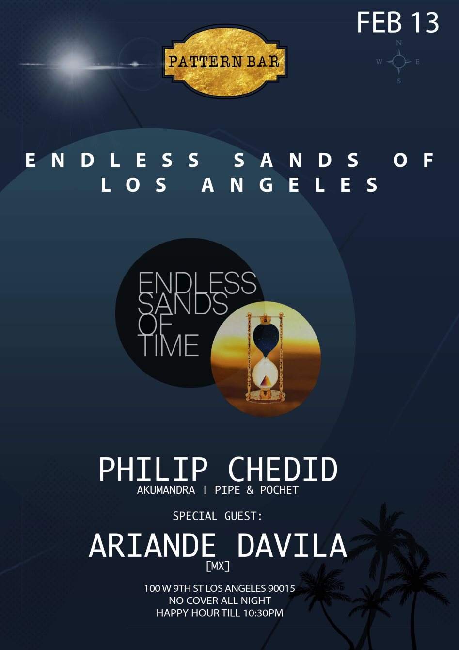Endless Sands of LA: Philip Chedid, Ariande - フライヤー表