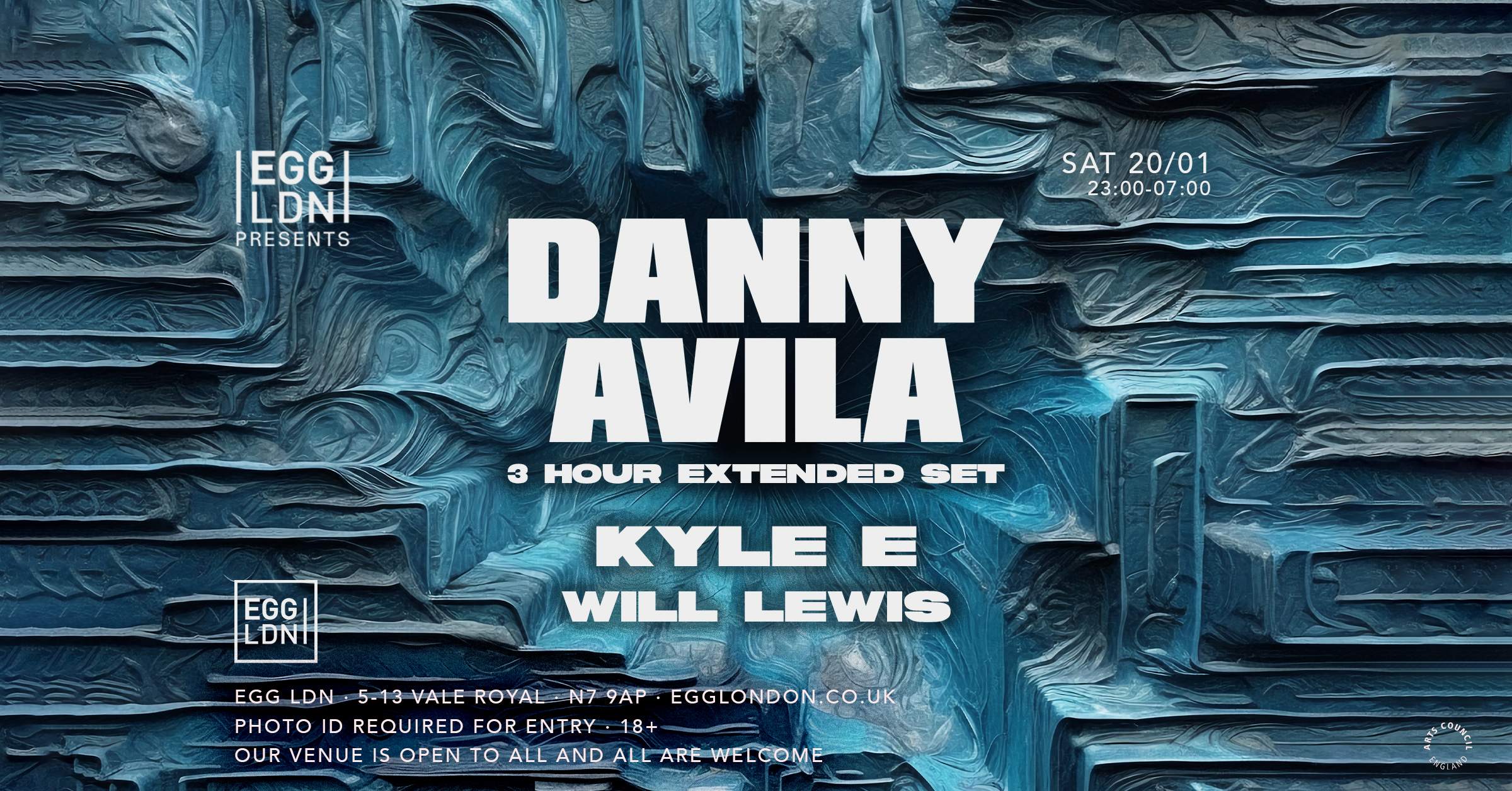 Egg LDN Pres: Danny Avila (3 Hour Extended Set), Kyle E & Will Lewis - Página frontal