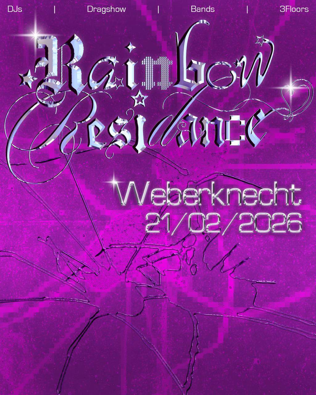 Rainbow Residance - Flyer-Vorderseite