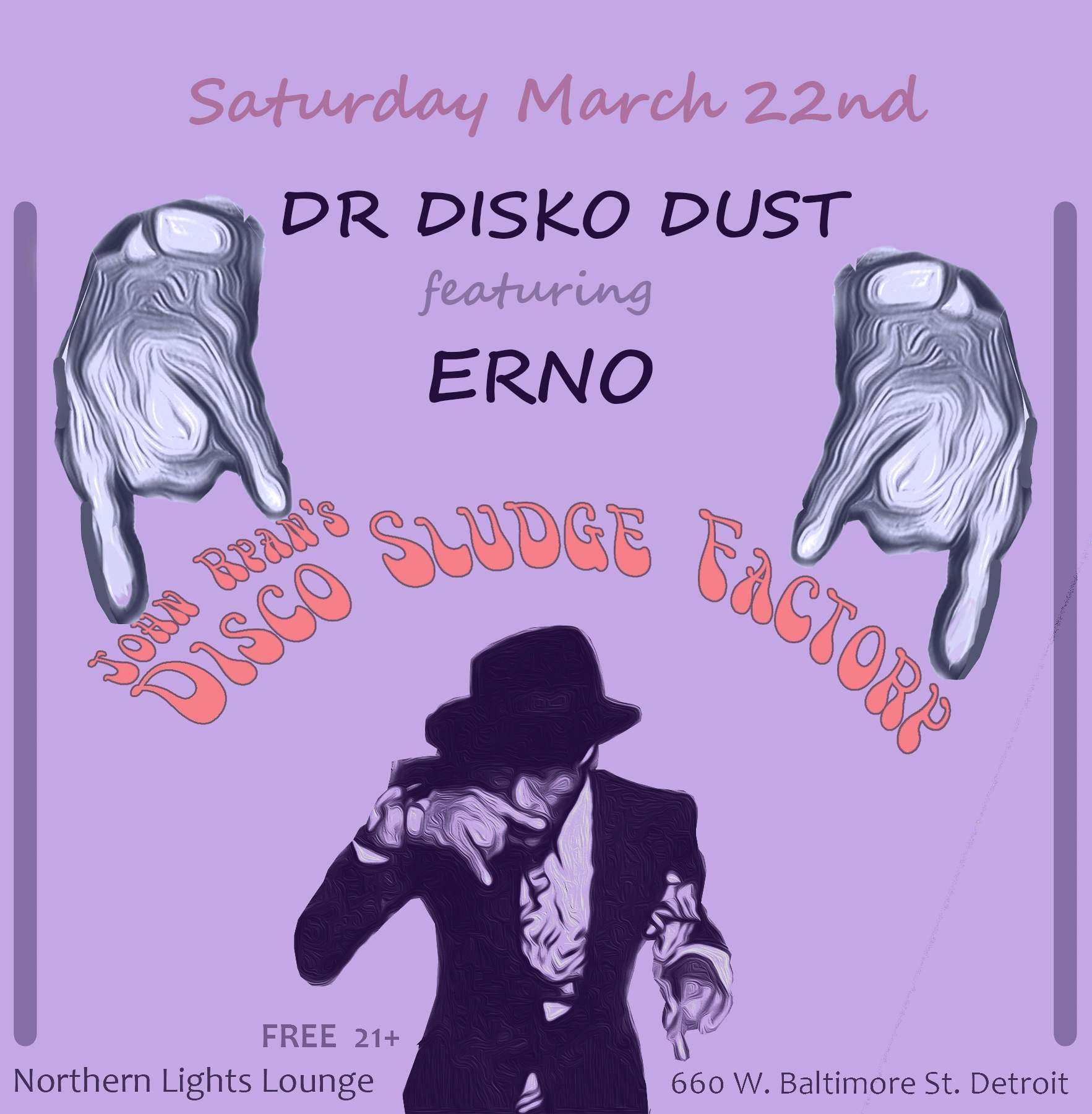 John Ryan's Disco Sludge Factory feat. ERNO at Northern Lights Lounge, Detroit