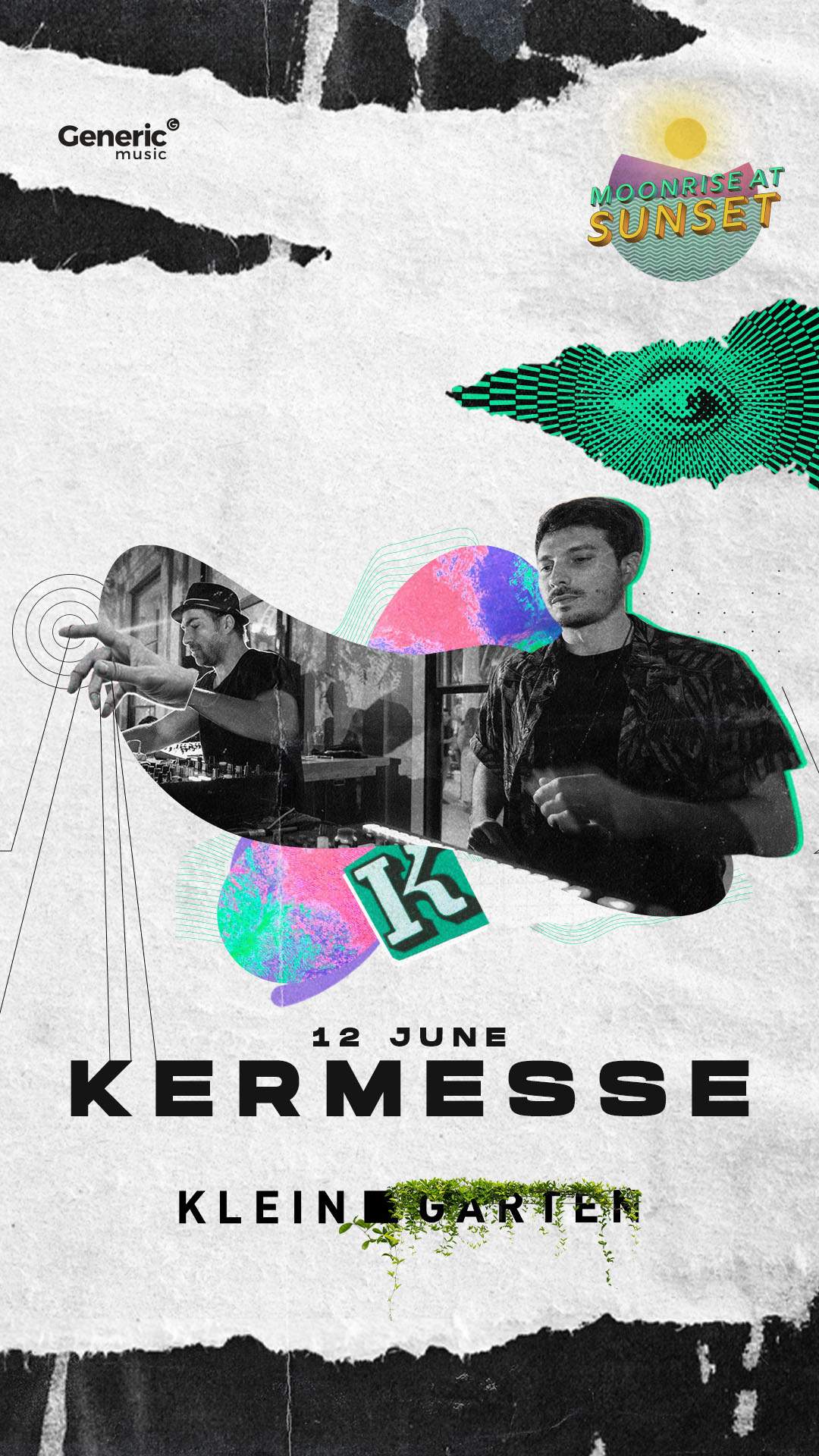Moonrise at Sunset with Kermesse - フライヤー裏