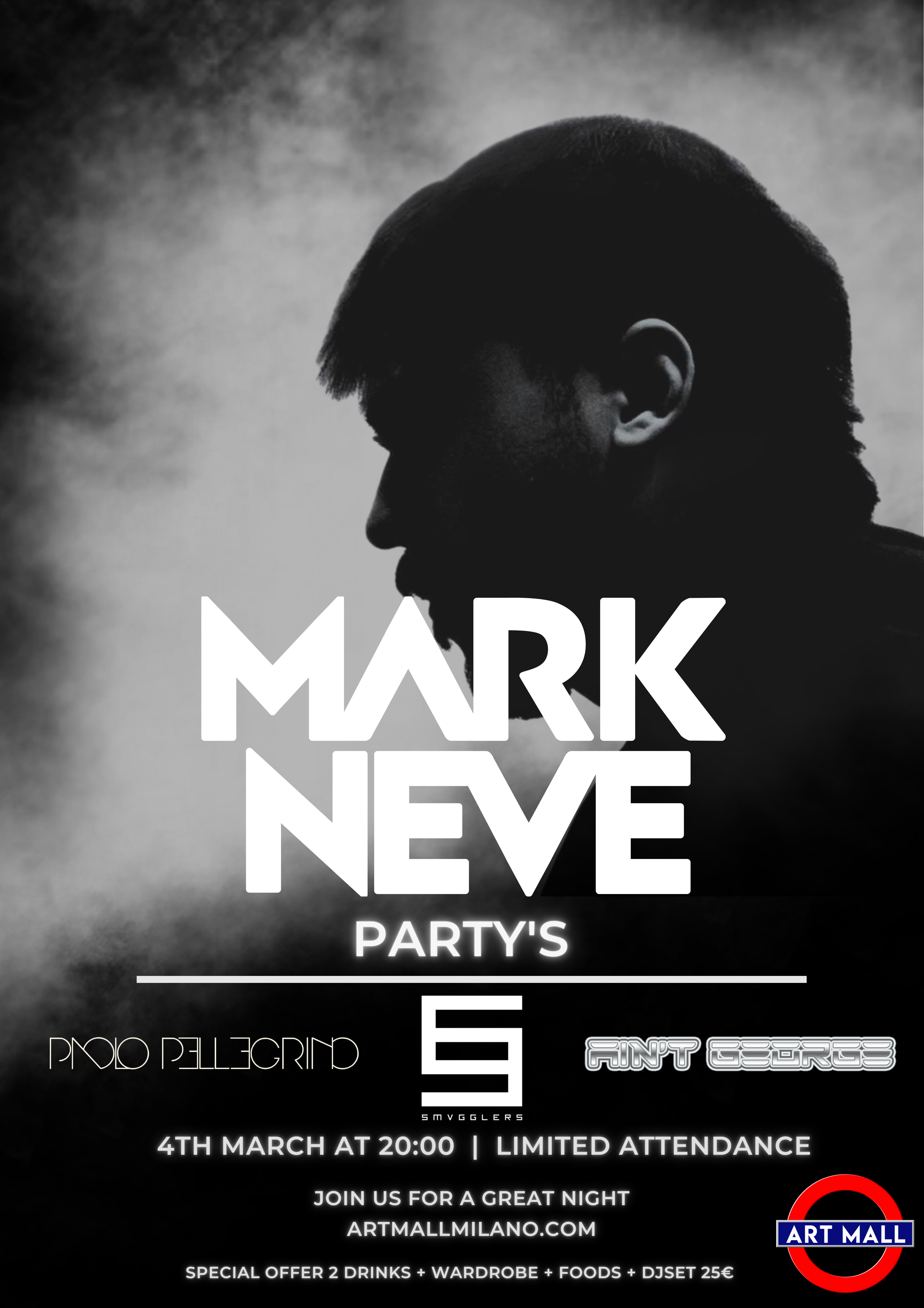 Mark Neve party's - フライヤー表
