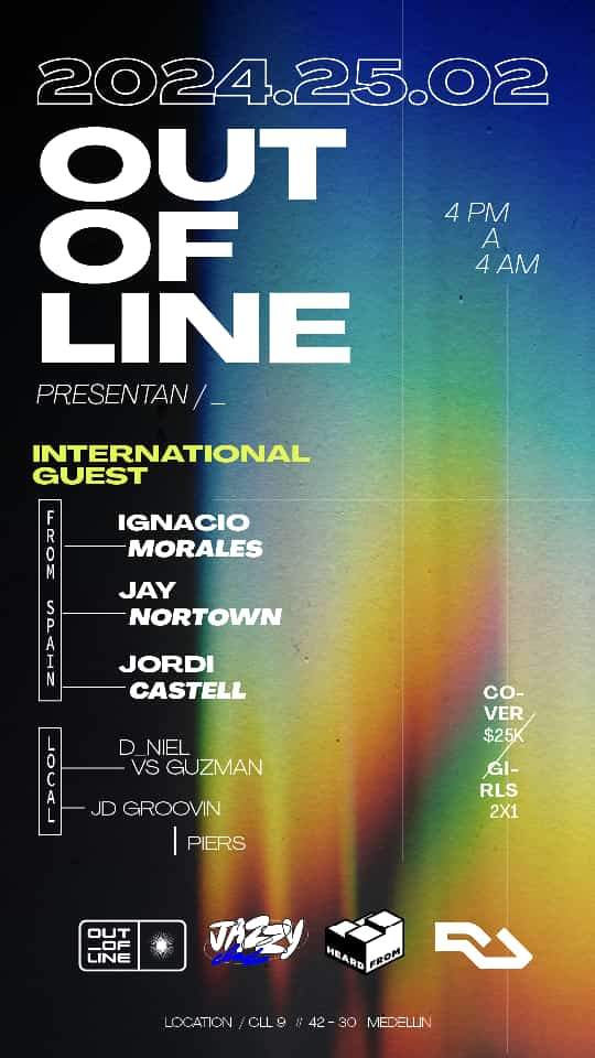 Out of Line pres Jazzy Club - Página frontal