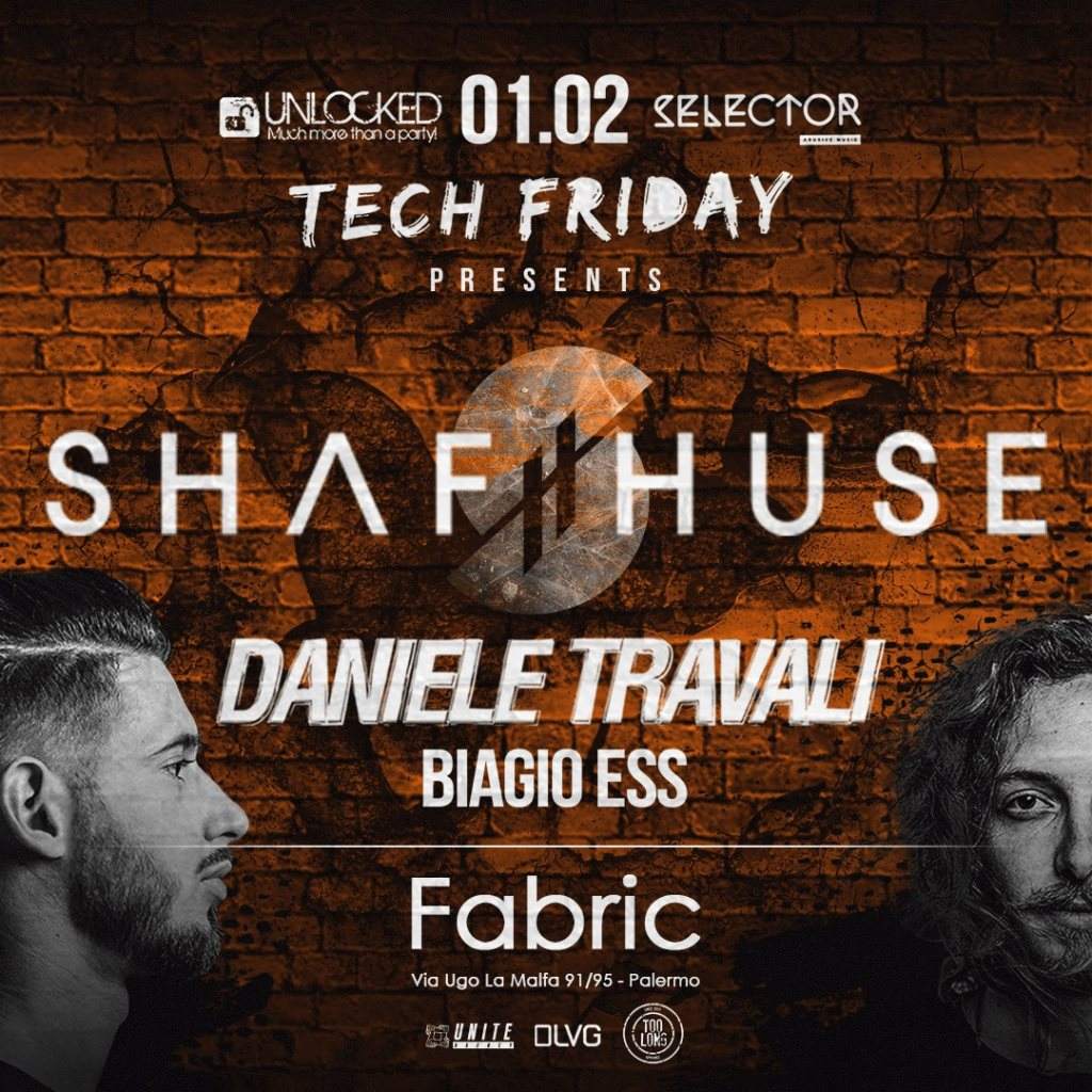 Tech Friday present: Shaf Huse + Daniele Travali - フライヤー裏