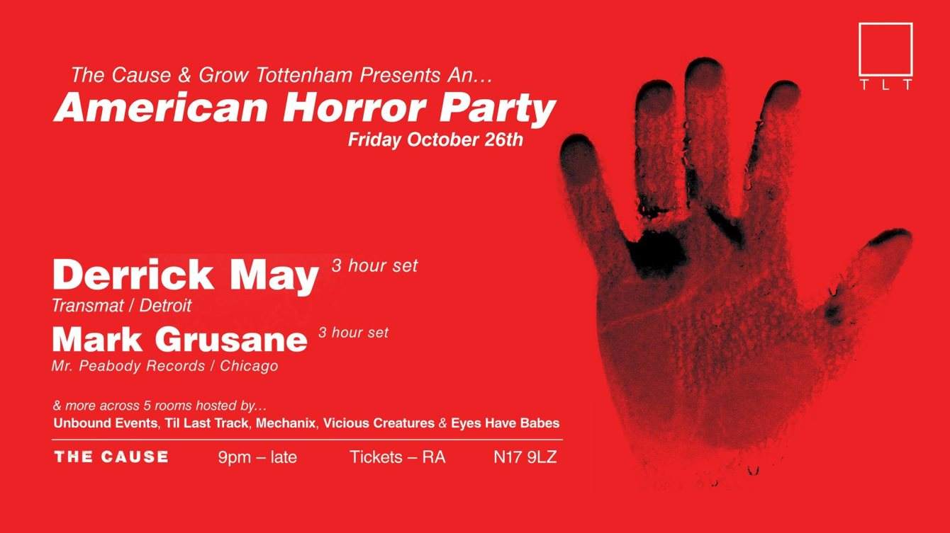 An American Horror Party: Derrick May, Mark Grusane & More - Página trasera