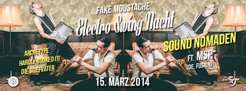 Fake Moustache Electro Swing: Sound Nomaden - Página trasera