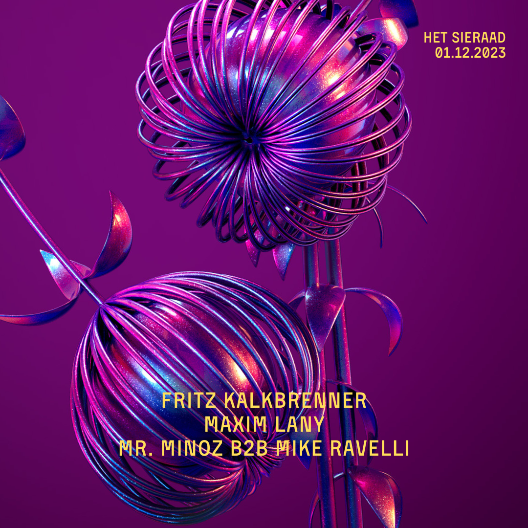 Fritz Kalkbrenner - Maxim Lany - Mr. Minoz b2b Mike Ravelli - フライヤー表