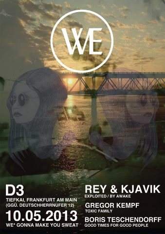 WE presents Rey & Kjavik - フライヤー表