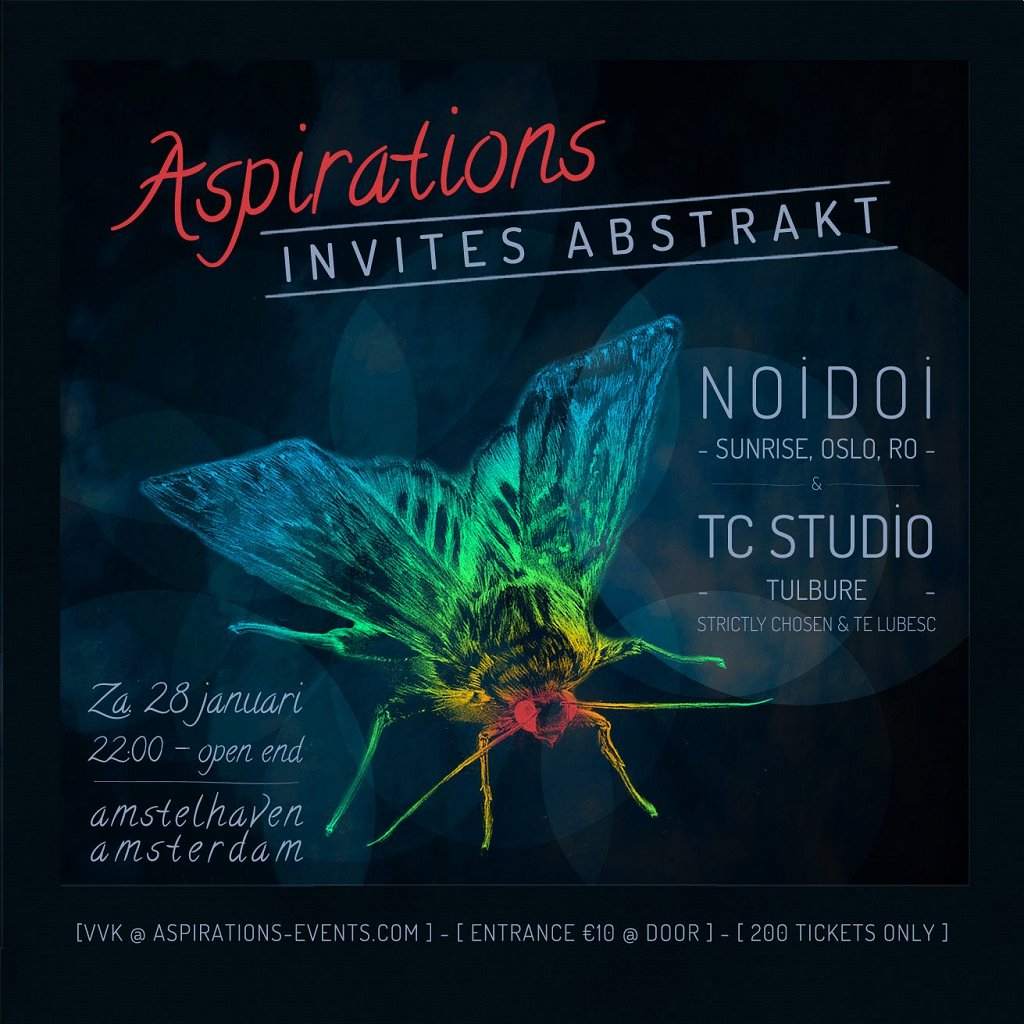 Aspirations – Invites Abstrakt - フライヤー表