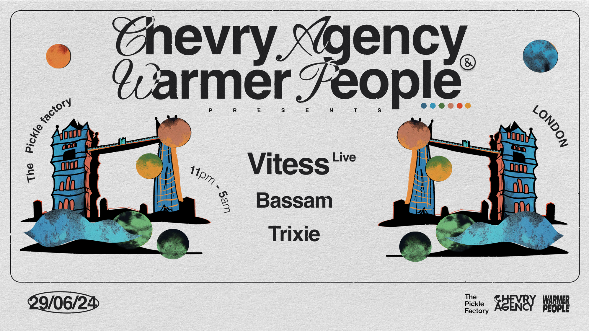 Vitess (live), Trixie & Bassam - フライヤー表