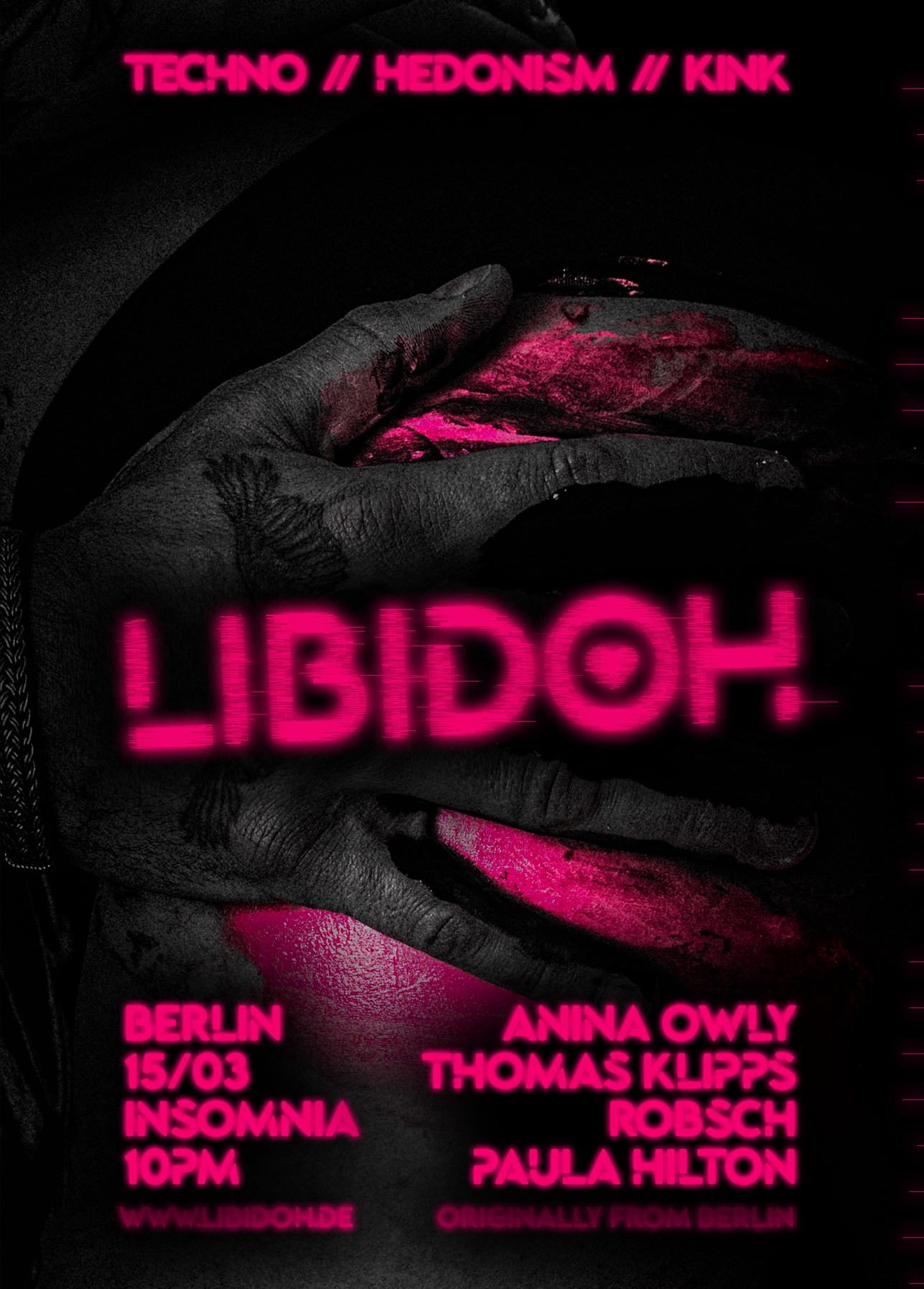 LIBIDOH with Anina Owly & Thomas Klipps - フライヤー表