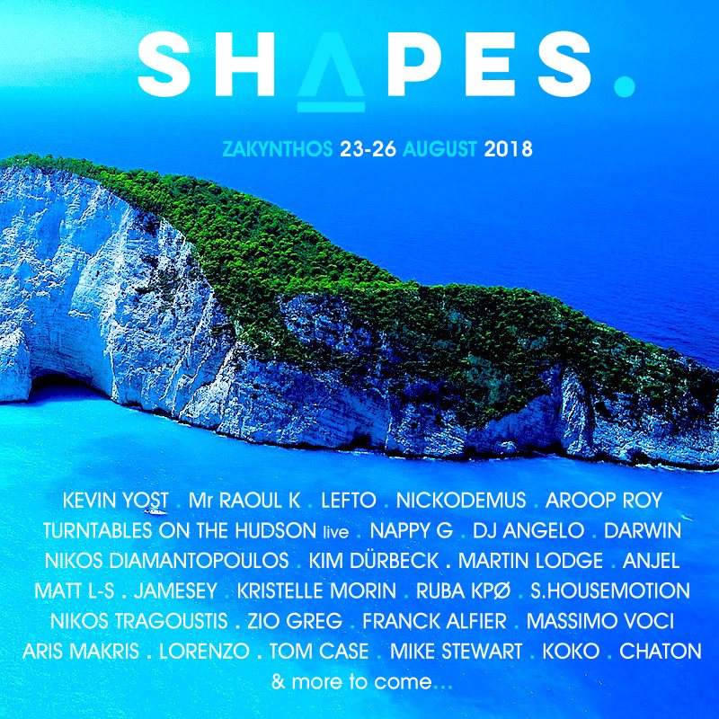 Shapes Festival Zakynthos - Página frontal