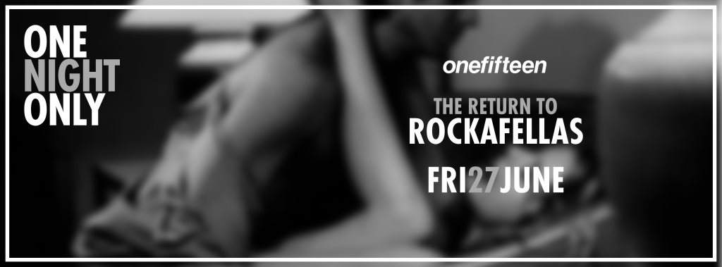 Onefifteen Returns to Rockafellas for One Night Only - Página frontal